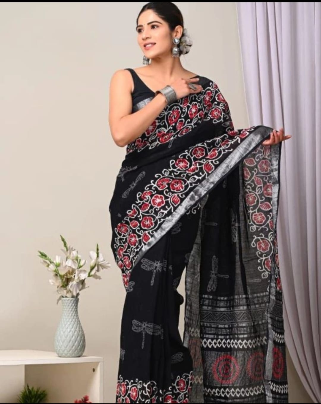 VK 4174 Linen Daily Wear Sarees Catalog